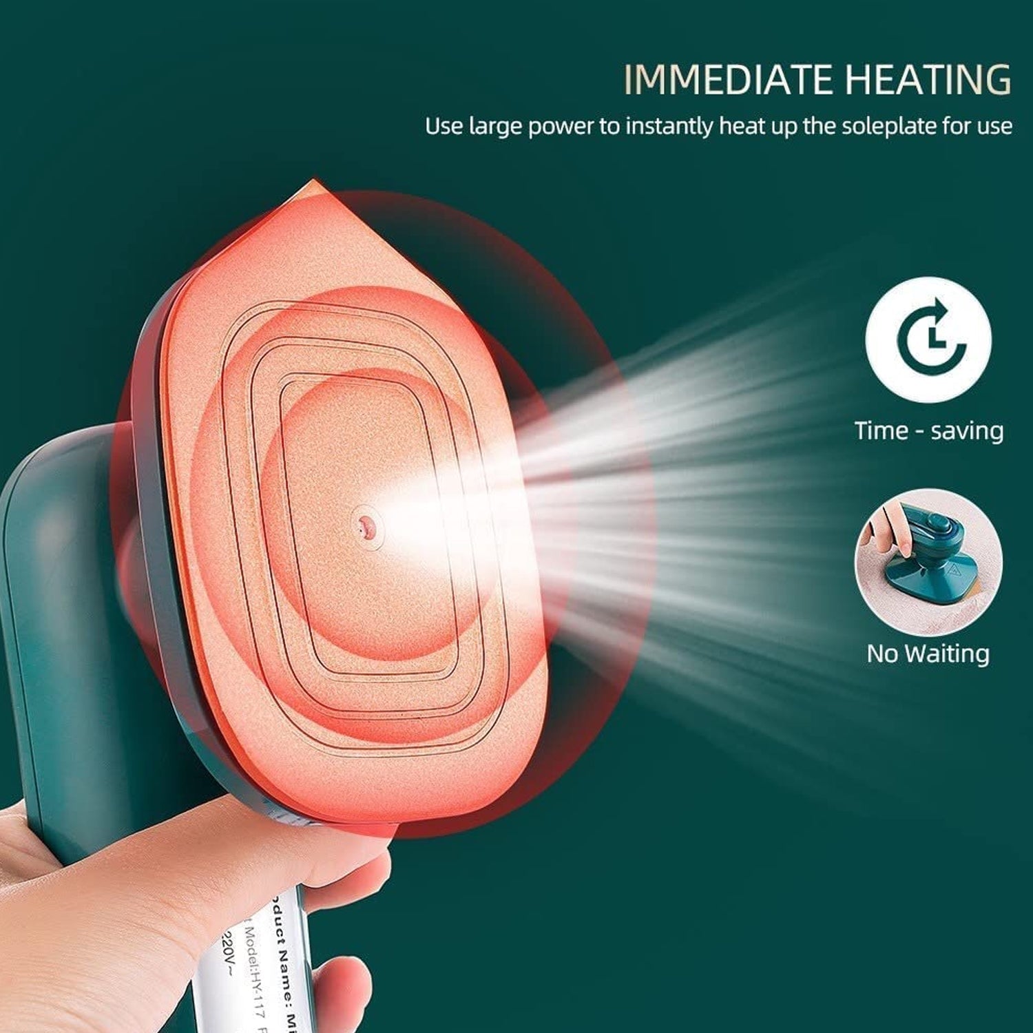 0312 Mini Steam Iron Handheld Garment Steamer for Clothes - Portable Travel Household Ironing Machine Fast Heat Up, Powerful Steam, Compact Design for Travel and Home Quilting Sewing Iron Useful Gifts For Family Members, Friends, Birthday (1 Pc) 0312 Mini Steam Iron Handheld Garment Steamer for Clothes - Portable Travel Household Ironing Machine Fast Heat Up, Powerful Steam, Compact Design for Travel and Home Quilting Sewing Iron Useful Gifts For Family Members, Friends, Birthday (1 Pc)